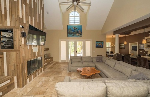 Citrus Park House | Private 6.5 area estate with pool, waterfall, slide, and jacuzzi