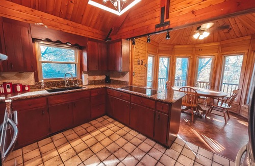 Rushville Cabin | Private 90+ acres! Indoor Heated Saltwater Pool. Private Lodge With Amenities