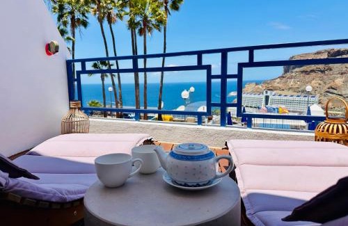 Taurito Apartment | Private apartment with stunning ocean views and sunset.