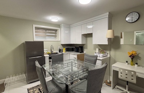 Hastings Apartment | Private Bachelor Suite Close to Downtown, Walking Distance to PNE, Playland,