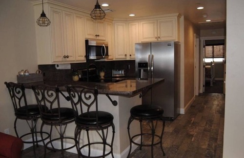 Sonora House | Private Balcony Overlooking Washington St in Downtown Sonora - Free Parking