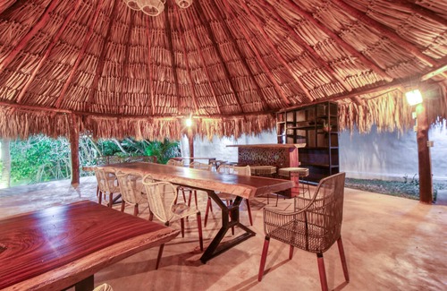 Othon P. Blanco Villa | Private bayfront villa with amazing views, pool, dock, palapa hut & W/D
