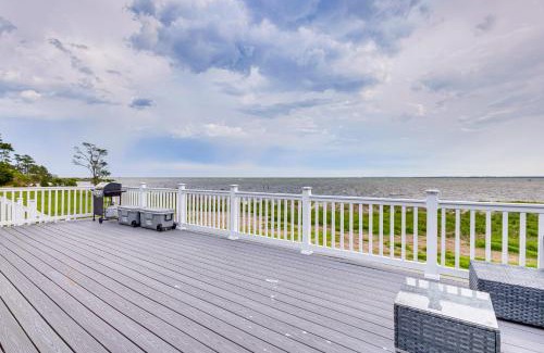 Maryus House | Private Beach and Deck Bayfront Home in Hayes!