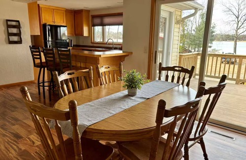 Baxter House | Private Beach and Sunsets on White Sand Lake
