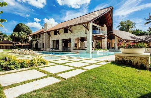 Casa de Campo Villa | Private Beach Estate w Pool, Elevator, Chef+Butler