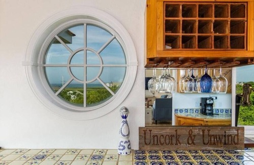 Breakwater Village House | Private beach retreat on 1+ acre and views of ocean!