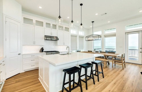 Beachside Village House | Private Beachfront Home w/5 Decks, 3 Suites, Fenced Yard in Beachside Village