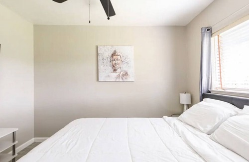 Houston House | Private Bedroom - in Beautiful home w/hot tub!
