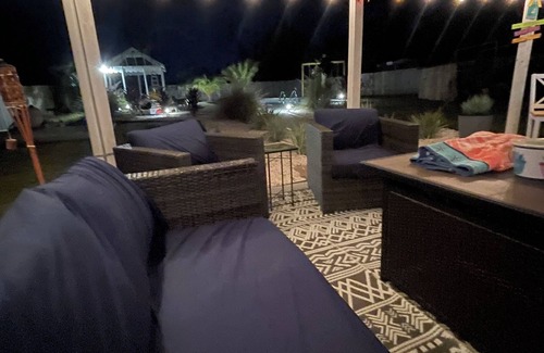 Pretty Bayou House | Private Bungalow with pool across the street from bay! 5 min drive to the beach.
