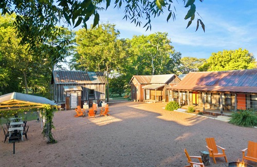 Comfort Cabin | Private cabin with Two Queen Beds, Private Patio with Creek View