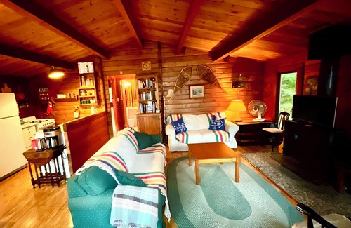 Parham Cottage | Private cedar island cottage. Amazing big lake views.