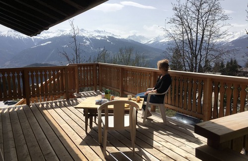 Anzere Ski Chalet | Private chalet 140m2 Valais Anzère 8 pers/4 bd/View + Summer/Ski resort