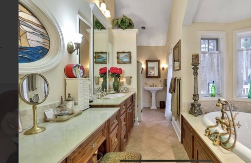 Pleasantville House | Private Chic Modern Farmhouse Pool, HotTub, pool table, Sunsets, 6BR, Offices
