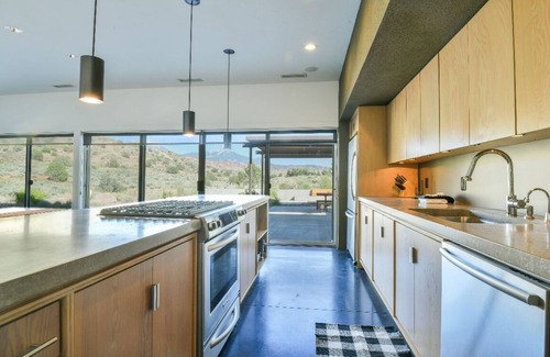 Moab South Valley House | Private Contemporary Home in Moab Featuring Mountain and Red Rock Views