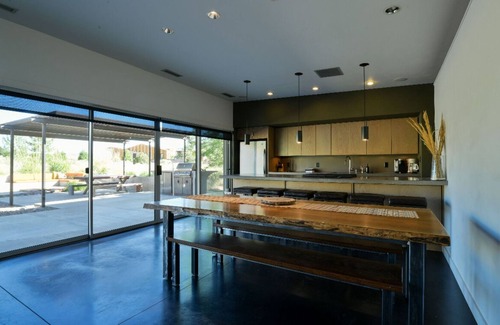 Moab South Valley House | Private Contemporary Home in Moab Featuring Mountain and Red Rock Views
