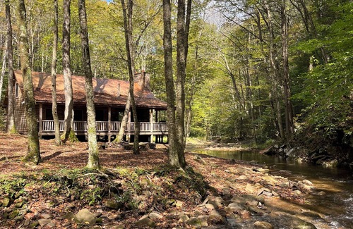 Huttonsville Cabin | Private creek cabin with hot tub nestled in the foothills of Cheat mountain
