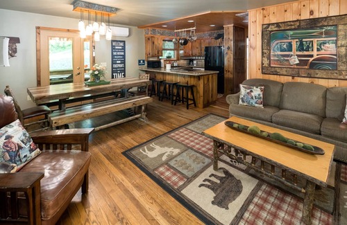 Robbinsville Cabin | Private Creek, Hiking Trail System, Trout Fishing Onsite + Game Room, WiFi, Fire
