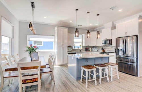 Terramar Beach House | Private Dock and Patio Waterfront Galveston Retreat