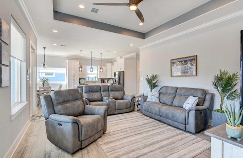 Terramar Beach House | Private Dock and Patio Waterfront Galveston Retreat