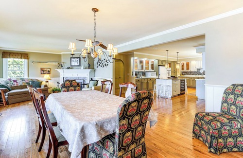 Lake George House | Private Dock at Lake George Getaway