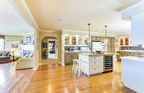 Lake George House | Private Dock at Lake George Getaway