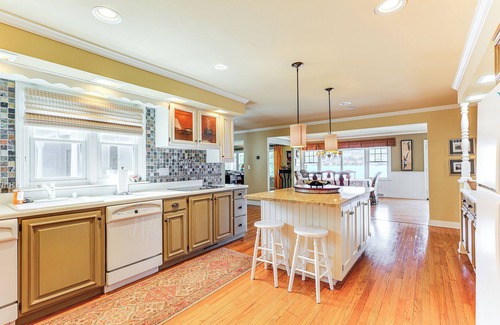 Lake George House | Private Dock at Lake George Getaway