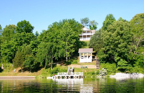 Winchester House | Private dock/gazebo on quiet cove. Tims Ford Lake!