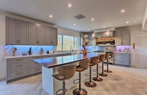 West Milford House | Private estate with lake view: pergola/pool, pickleball, sauna, cold plunge