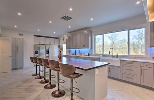 West Milford House | Private estate with lake view: pergola/pool, pickleball, sauna, cold plunge