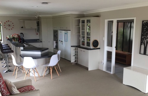 Pyes Pa House | Private haven for playful rest, pool, 3 unique dwellings, suits 12 guests