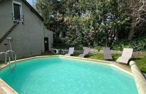 Montigny-sur-Vesle House | private heated pool beautiful typically Champagne village surrounded by vineyard