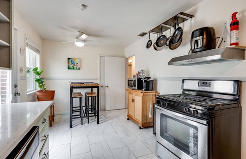 South Arlington House | PRIVATE HEATED 15' SWIM SPA AND HOT TUB, LARGE FENCED YARD, FIRE PIT, & SWINGS