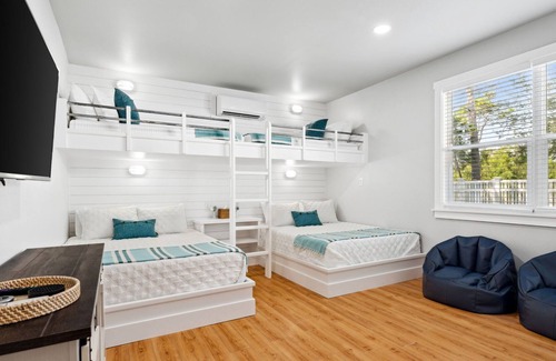 Gulfview Heights House | Private heated pool, 3 min golf cart ride to beach