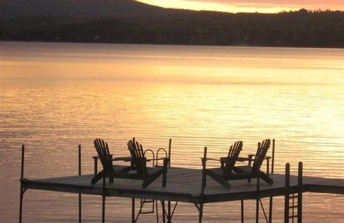 Thompson's Point House | Private Home on Thompson Point Sebago Lake with Private Beach