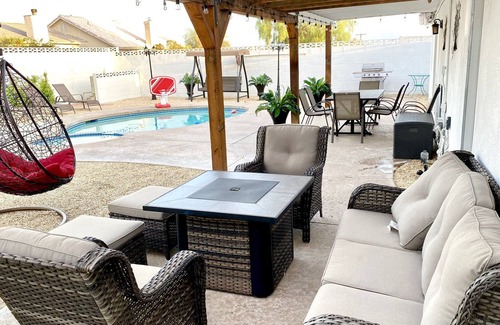 Desert Hot Springs House | Private Home with Pool/Spa and Game Room