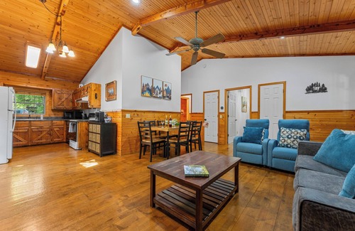 Branson Cabin | Private hot tub-Cozy Dog-Friendly Cabin Near Town!