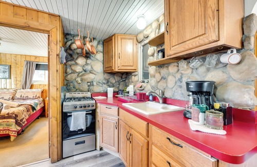 Drake Cabin | Private Hot Tub + Deck: Riverfront Escape in Drake