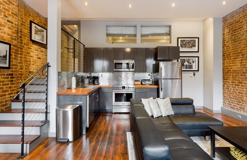 Central Business District Condo | Private Hot Tub, Patio, & Grill! Heated Pool in Courtyard, Family Friendly