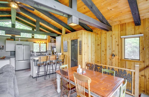 Shawano Cottage | Private Hot Tub: Riverfront Escape in Shawano