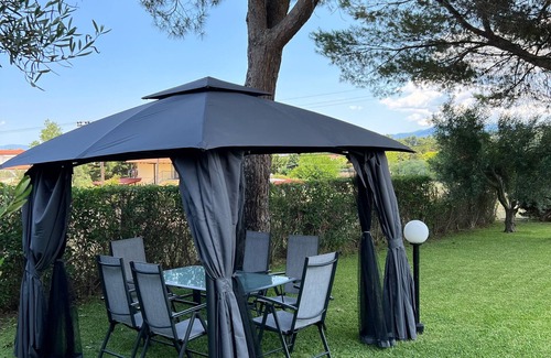 Ormos Panagias Villa | Private house and garden, spacious with sea view