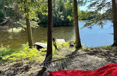 Wollaston RV Rental | Private Lake Glamping on 95 Acres, Rooftop Tent in Pristine Natural Setting