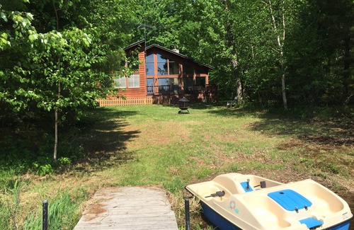 Rhinelander House | Private Lake House with 2200 feet of Frontage on 70 acres
