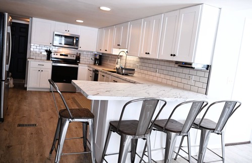 Richwood House | Private Lake House w/Sunrise Views & Game Room, Sleeps 14