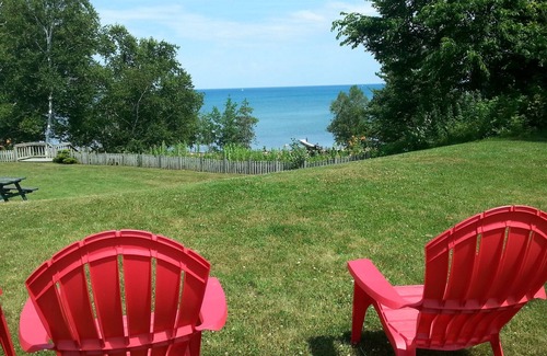 Forestville House | Private Lake Huron Beachfront Home on 7 Acres!