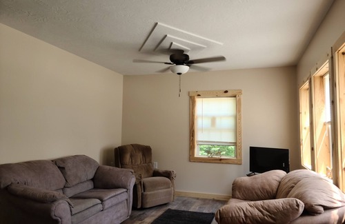 Curtis Township House | Private lake! Paddle boat and rowboat. Perfect for hunting/fishing