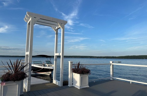 South Casco House | Private Lakefront Estate with 180 Degree Views