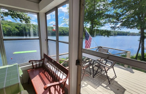 Milford House | Private lakefront home, beach, boats, minium stay is 31 days by Town