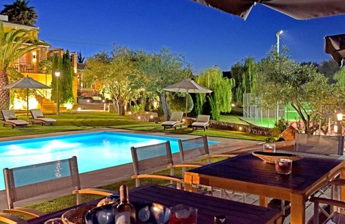 Vassilatika Villa | “Private Luxury Estate with Pool, Tennis & Cinema”(sleep 18-25)