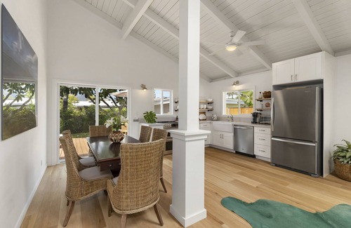Kailua House | Private Luxury Home, Steps from the Beach w/AC, Ranch Beach House