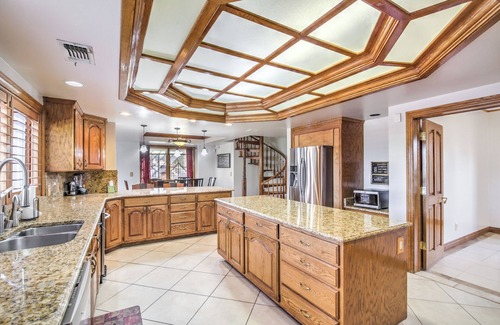 Las Vegas Villa | Private Massive Pool, Tennis Court, Basketball Court, Game Room, 6mi. to Strip